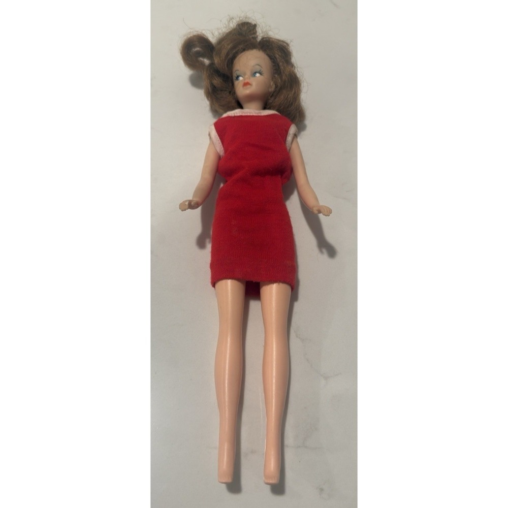 Vintage 1960s American Character Tressy Doll Grow Hair Blonde w/ Extra Dress